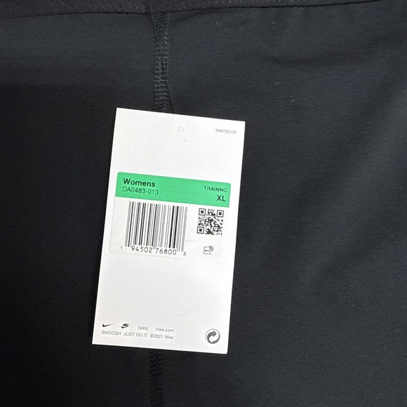 Nike Women's Pro Leggings DA0483,‎ Dri-Fit High-Rise 7/8 Crop Athletic Leggings - Picture 2 of 4